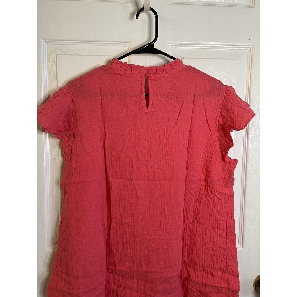 Women’s Pink Sleeveless Blouse Size XL NWOT - Picture 5 of 10